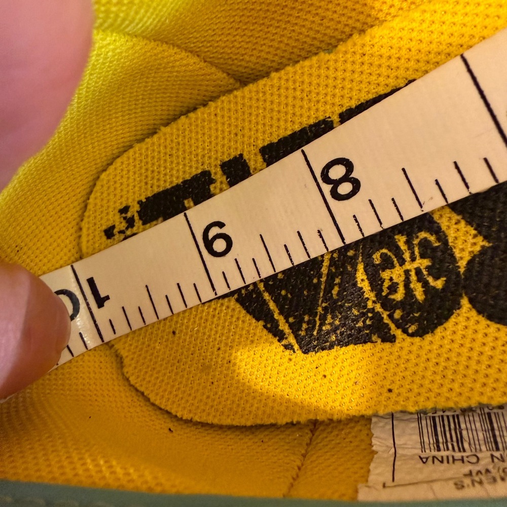 Vintage Y2K Royal Elastics Ballet Flat Shoes Blue Yellow Colorblock Kidcore  W8 - Picture 14 of 15
